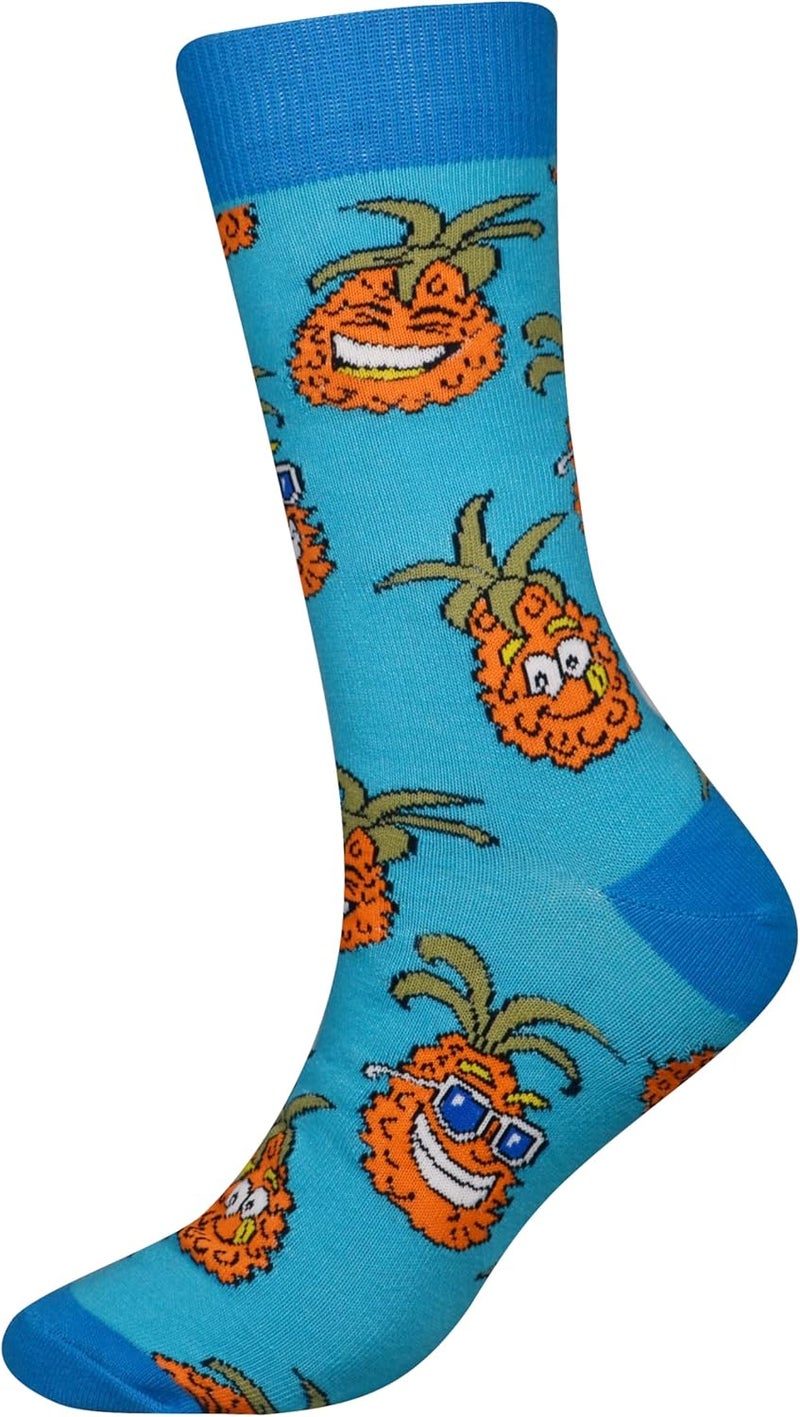 Cansok Men's 2/4 Packs Fun Crazy Novelty Dress Crew Socks - Image 3